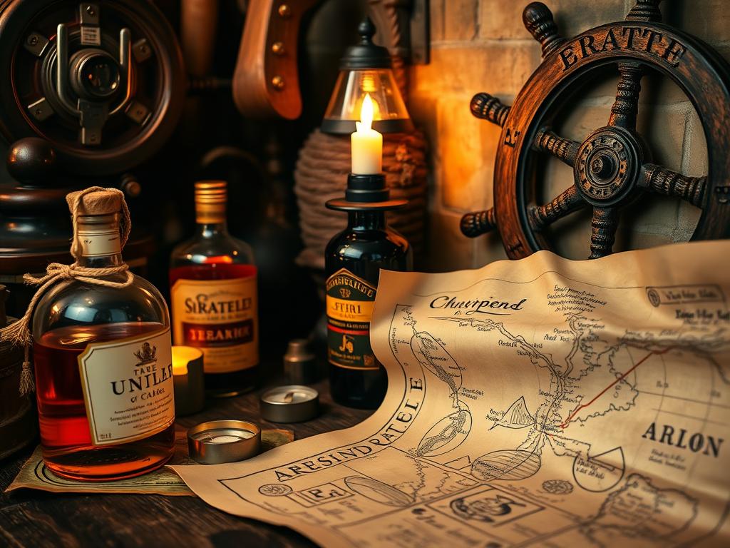 Décor immersif de l'escape game pirate à Montpellier Décor immersif de l'escape game pirate à Montpellier