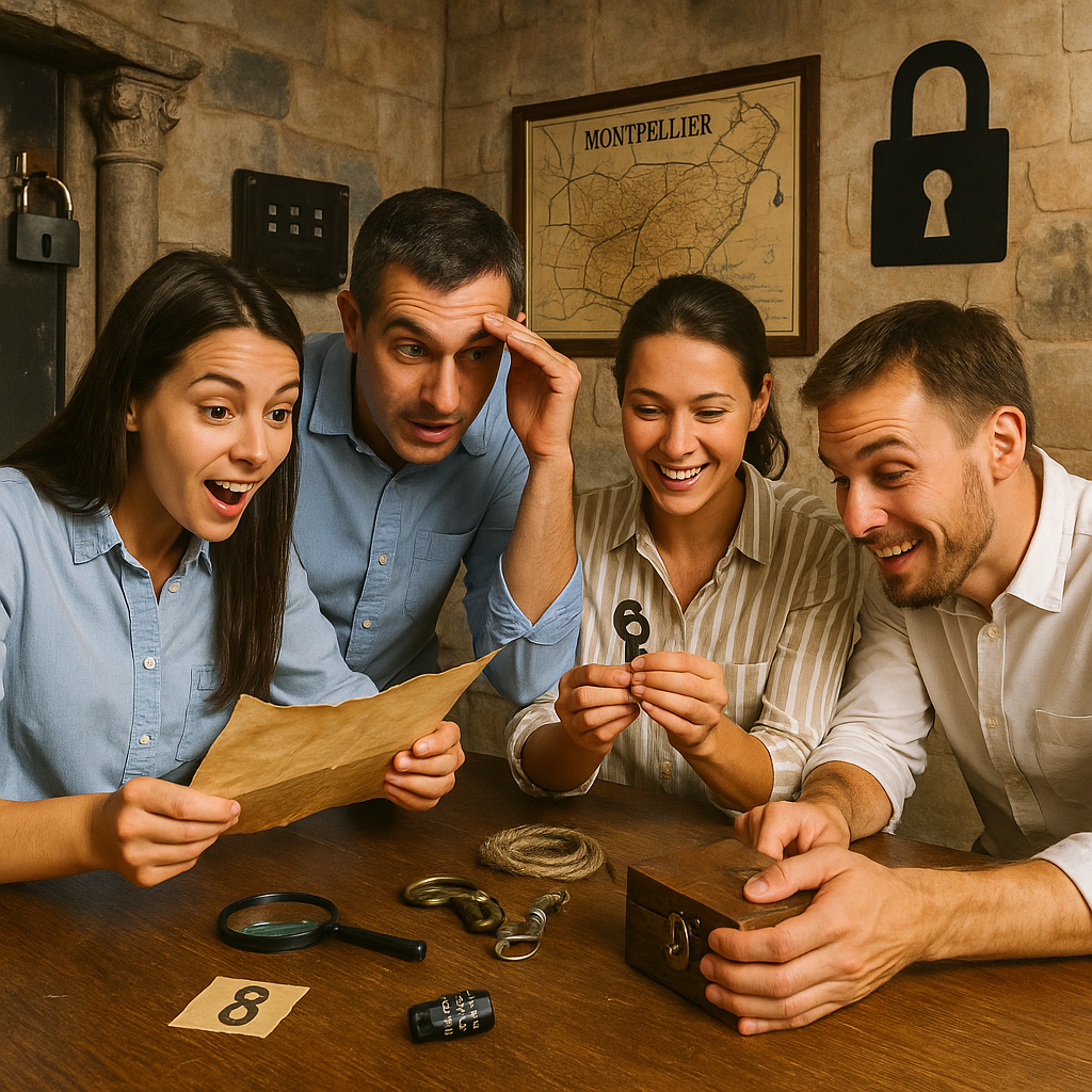 Lire la suite à propos de l’article Organiser un Escape Game pour Entreprise à Montpellier : L’Activité Idéale pour Renforcer la Cohésion d’Équipe